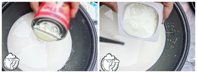 Gái đảm hn mách cách làm sữa chua dẻo hoa quả đẹp ai nhìn cũng tưởng là bánh