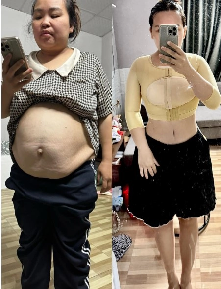 Hạnh phúc vỡ òa của bà mẹ nội trợ nặng gần 90kg khi trở về diện đồ size s