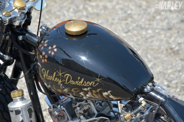 Harley-davidsion bobber độ với phong cách nhật bản từ endo motors