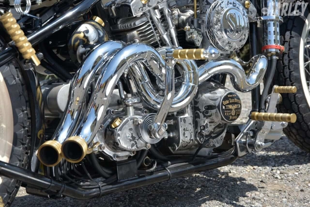 Harley-davidsion bobber độ với phong cách nhật bản từ endo motors