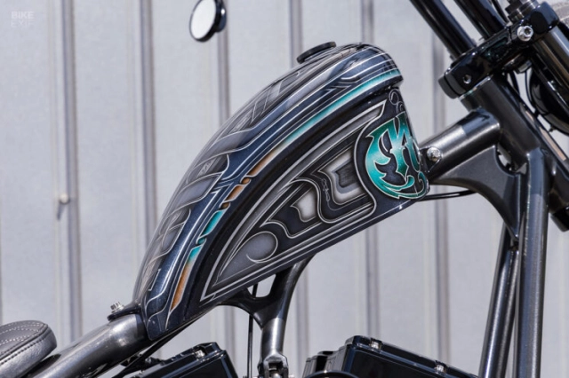Harley-davidson fxr độ từ xưởng chuyên máy bay trực thăng
