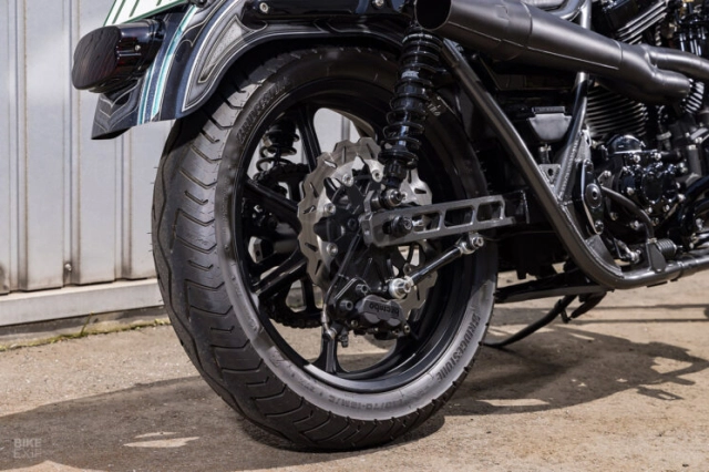 Harley-davidson fxr độ từ xưởng chuyên máy bay trực thăng