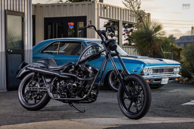 Harley-davidson fxr độ từ xưởng chuyên máy bay trực thăng