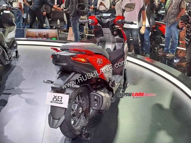 Hero xoom 125r gây ấn tượng bởi thiết kế khoe trọn vẻ đẹp mâm sau