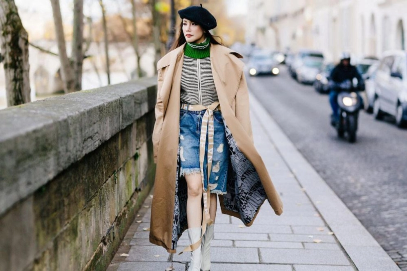 Hồ quỳnh hương khoe street style giáng sinh đẹp lung linh giữa lòng paris