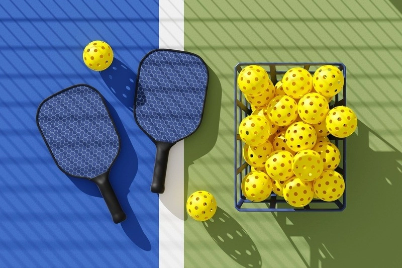 Hoa hậu đỗ thị hà trên sân pickleball không khoe mặt chỉ khoe dáng