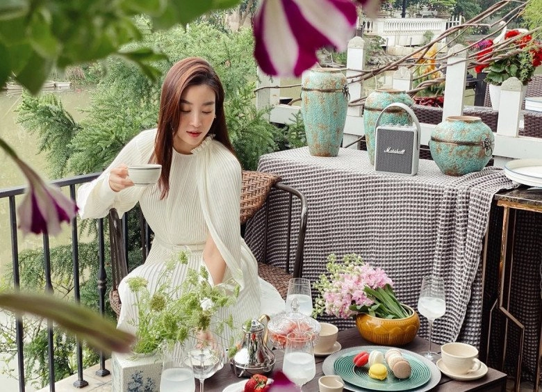 hoa hậu nghèo nhất việt nam ăn 3 món này lấy lại dáng sau sinh hội các mẹ bỉm học theo không khó