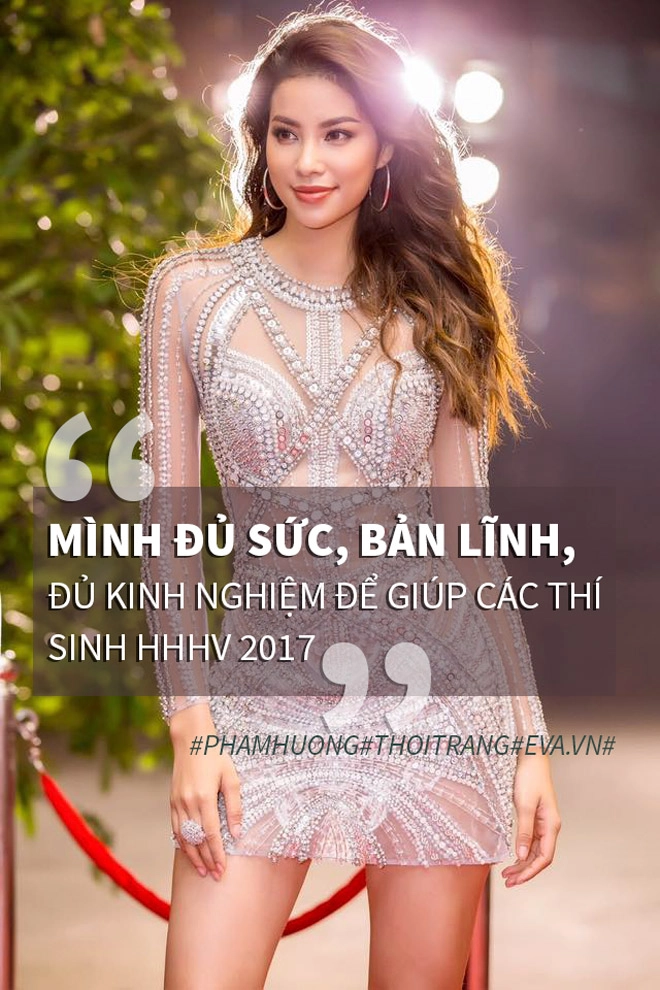 Hoa hậu phạm hương nếu nói làm hoa hậu không mệt sẽ là giả dối