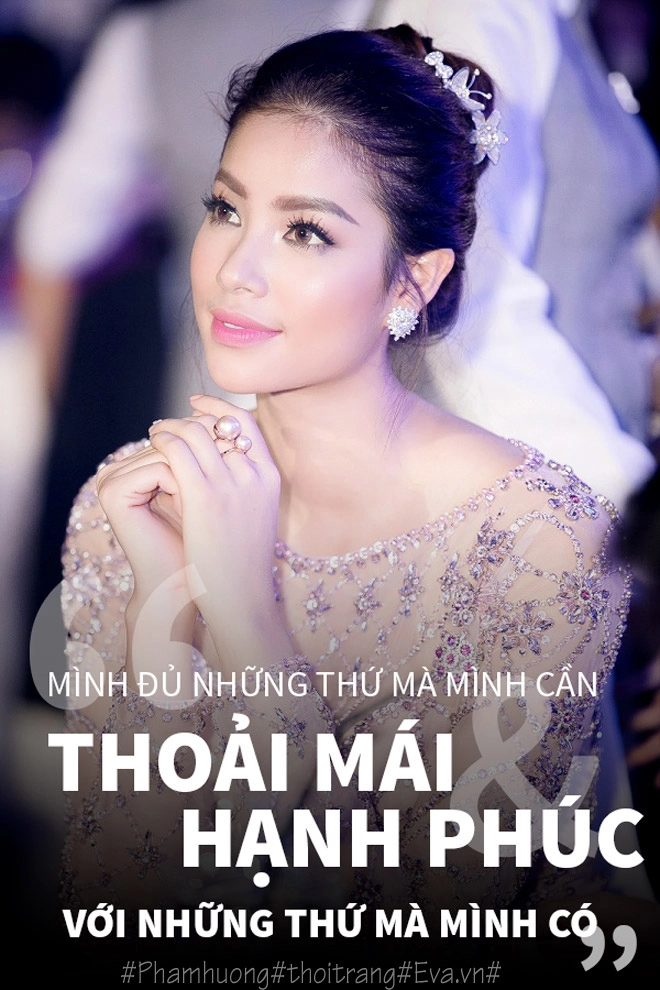 Hoa hậu phạm hương nếu nói làm hoa hậu không mệt sẽ là giả dối
