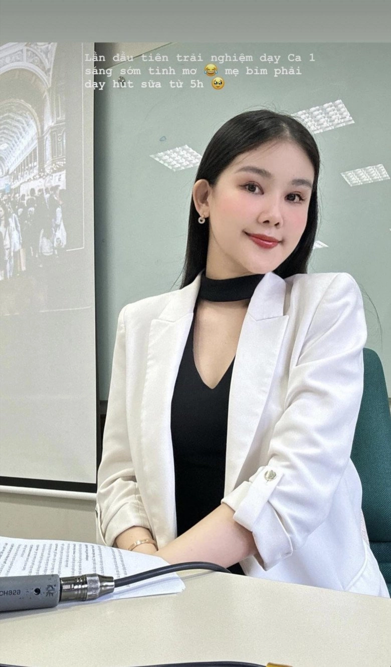 Hoa hậu việt vất vả chăm con trước khi đi dạy mỗi sáng nhan sắc tươi như hoa nhờ hai nguyên tắc