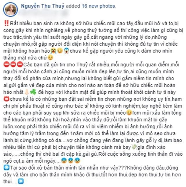 Hôm trước tư vấn thẩm mỹ nay thu thủy xúi cánh mày râu dao kéo khiến cđm ngỡ ngàng