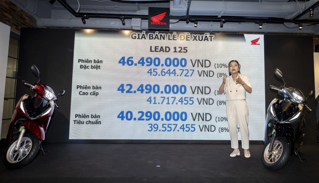 Honda việt nam công bố giá lead 125 2025 làm ai cũng bất ngờ