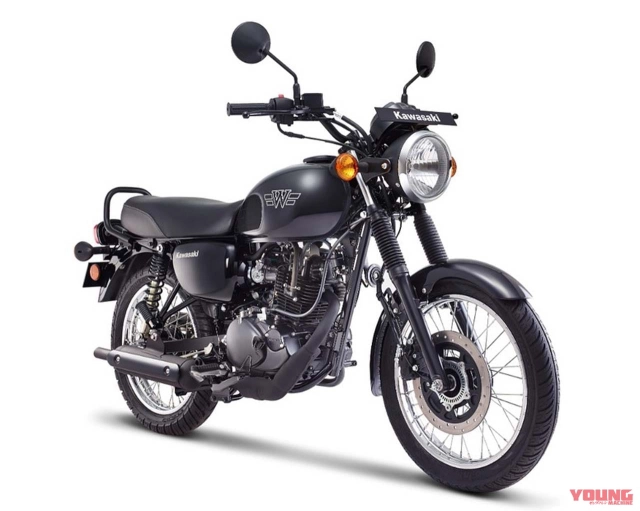 Kawasaki công bố w175 2025 mới có kích thước thân xe lớn hơn và hệ thống phun xăng mới