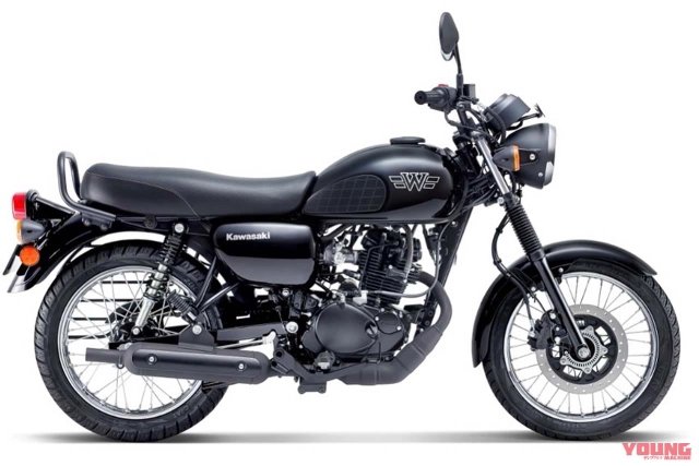 Kawasaki công bố w175 2025 mới có kích thước thân xe lớn hơn và hệ thống phun xăng mới