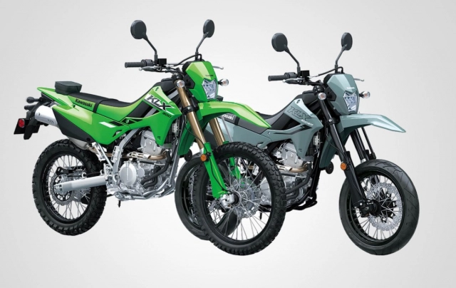 Kawasaki klx300 và klx300sm ra mắt phiên bản cho năm 2025
