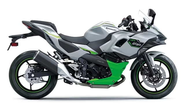 Kawasaki ninja 7 hev - mẫu sportbike hybrid đầu tiên trên thế giới
