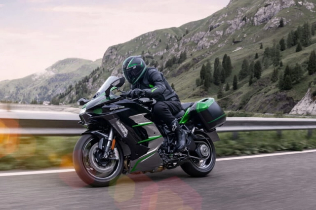 Kawasaki ninja h2 sx se 2024 ra mắt - mẫu touring được trang bị hệ thống kiểm soát hành trình
