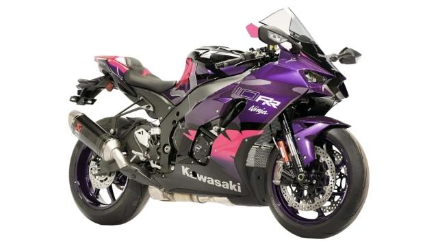 Kawasaki ninja zx-10rr phiên bản kỷ niệm 2024 với đồ họa tuyệt đẹp