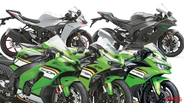 Kawasaki tiết lộ phiên bản krt 2025 cuối cùng của gia đình ninja