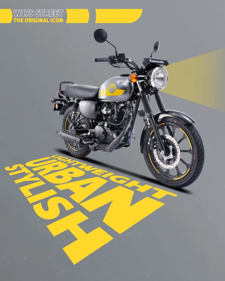 Kawasaki w175 2024 thay đổi dàn chân mới có giá bán quy đổi chưa đến 40 triệu đồng