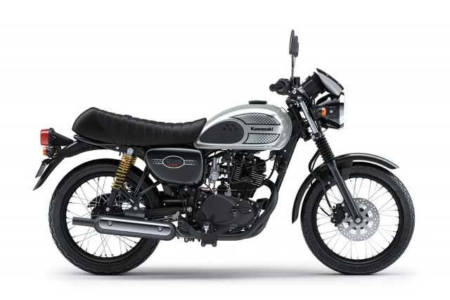 Kawasaki w175 2025 ra mắt vẫn là phong cách retro cổ điển nhưng trẻ trung hơn
