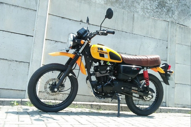 Kawasaki w175tr 2024 trình làng với giá bán dễ chơi như pg-1