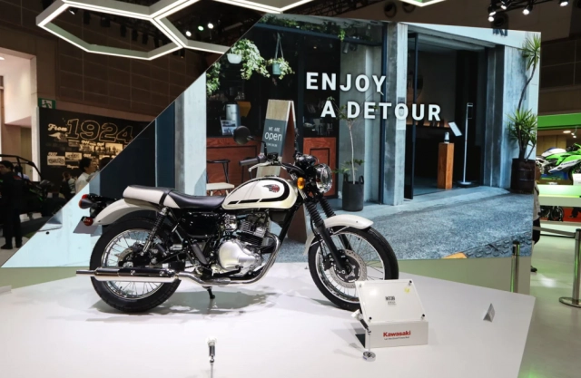 Kawasaki w230 2024 trình làng với giao diện đậm chất cổ điển