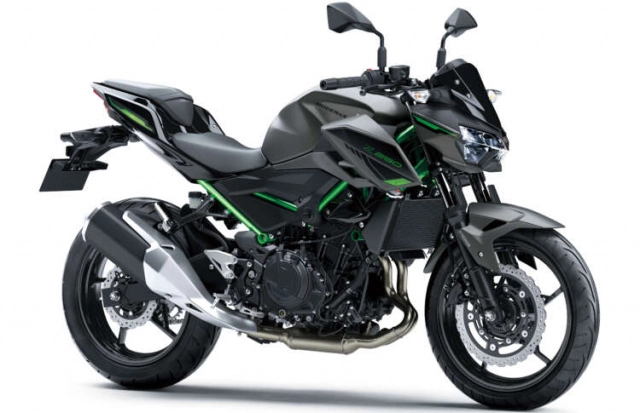 Kawasaki z250 abs 2024 và z650 abs 2024 lộ diện với màu sắc mới