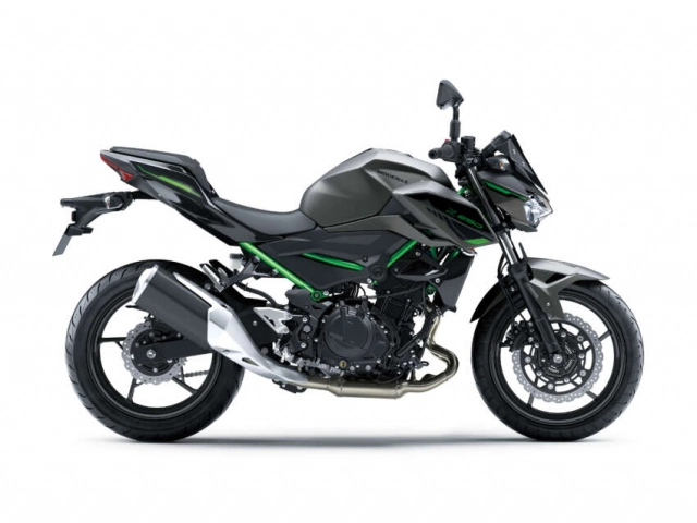 Kawasaki z250 abs 2024 và z650 abs 2024 lộ diện với màu sắc mới