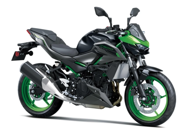 Kawasaki z500 2024 ra mắt với 2 phiên bản đầy thú vị