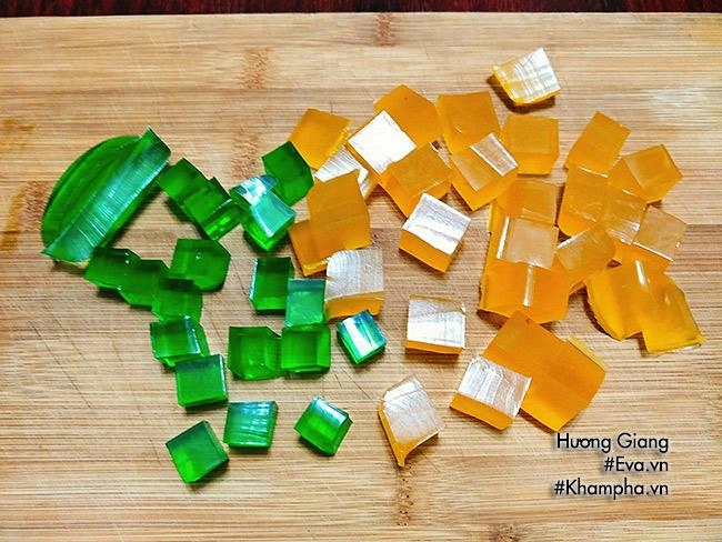 Kẹo dẻo trái cây 3 màu siêu ngon cho bé ngày tết