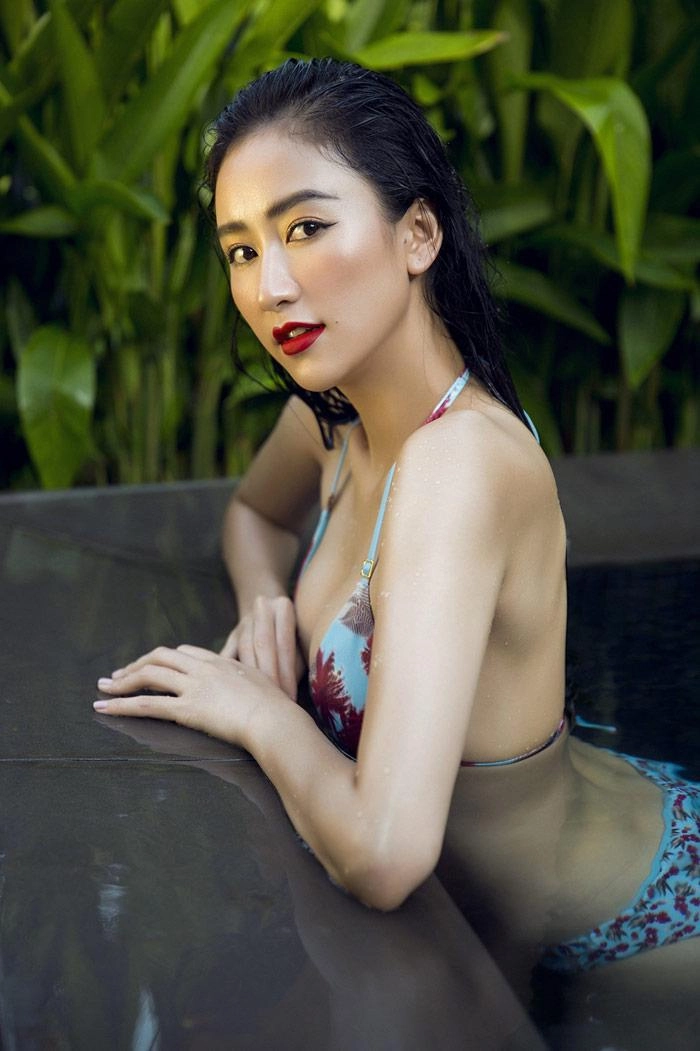 Khi á hậu huyền my và hà thu bất ngờ đụng bikini với nhau ai đẹp hơn ai