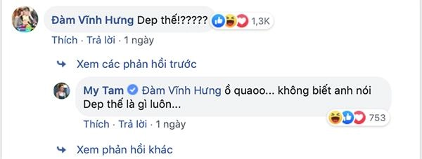 Khoe hình selfie nhan sắc không tuổi mỹ tâm khiến cả đàm vĩnh hưng cũng phải ngây ngất