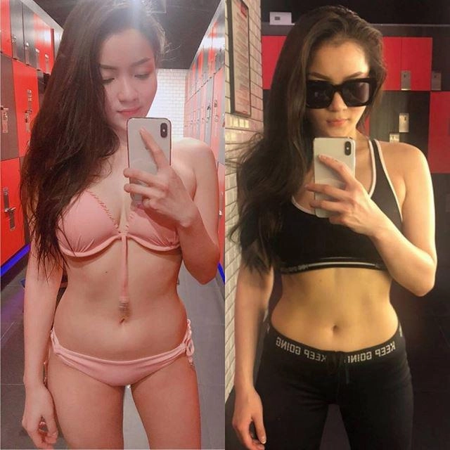 Không còn sồ sề siêu vòng 1 thủy top khoe khéo body săn chắc vòng 1 đẫy đà hơn xưa