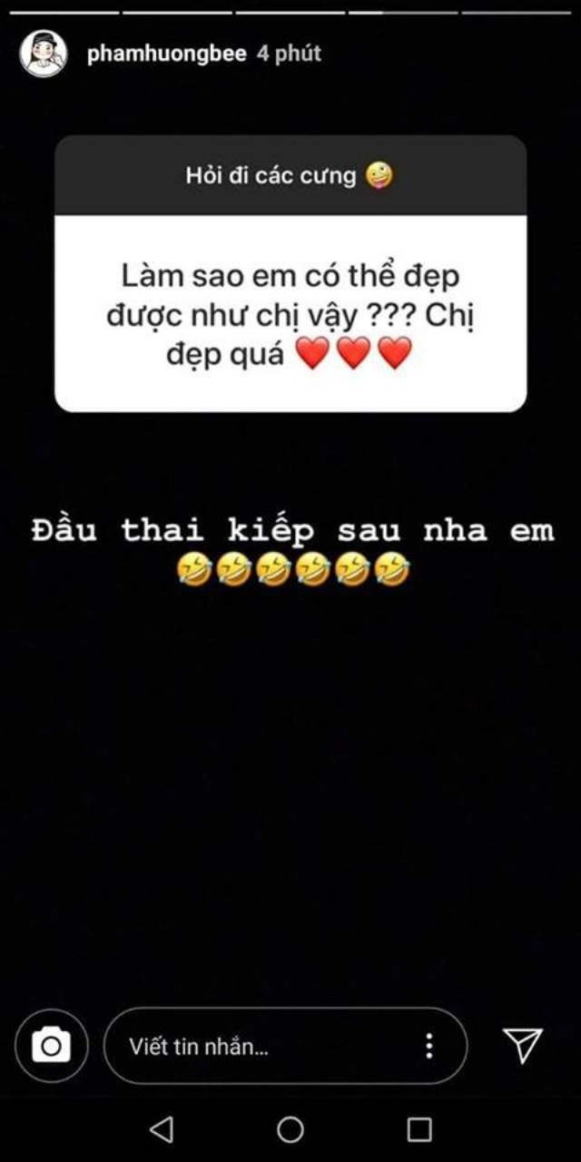 Không kêu fan đầu thai như phạm hương huyền my trả lời cực khéo khi được hỏi câu này