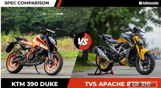 Ktm 390 duke vs tvs apache rtr 310 trên bàn cân thông số
