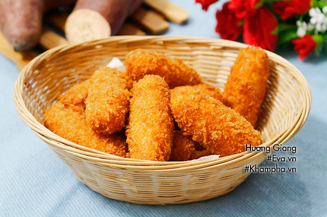 Làm bánh khoai lang tẩm bột chiên xù kiểu mới cả nhà tấm tắc khen ngon