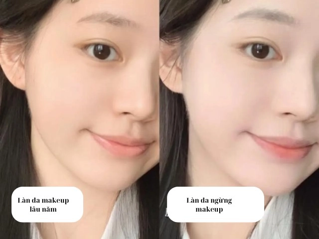 Làn da của bạn sẽ thay đổi thế nào khi dừng trang điểm trong một thời gian