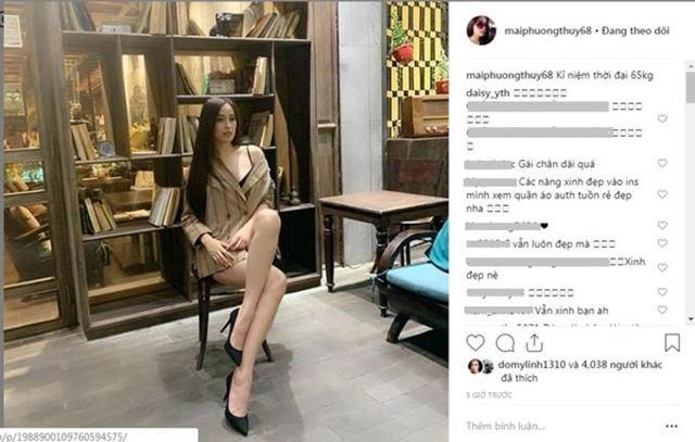Lộ ngực 95 cm lấp ló sau lớp áo trễ nải ai ngờ mai phương thúy muốn khoe thứ này
