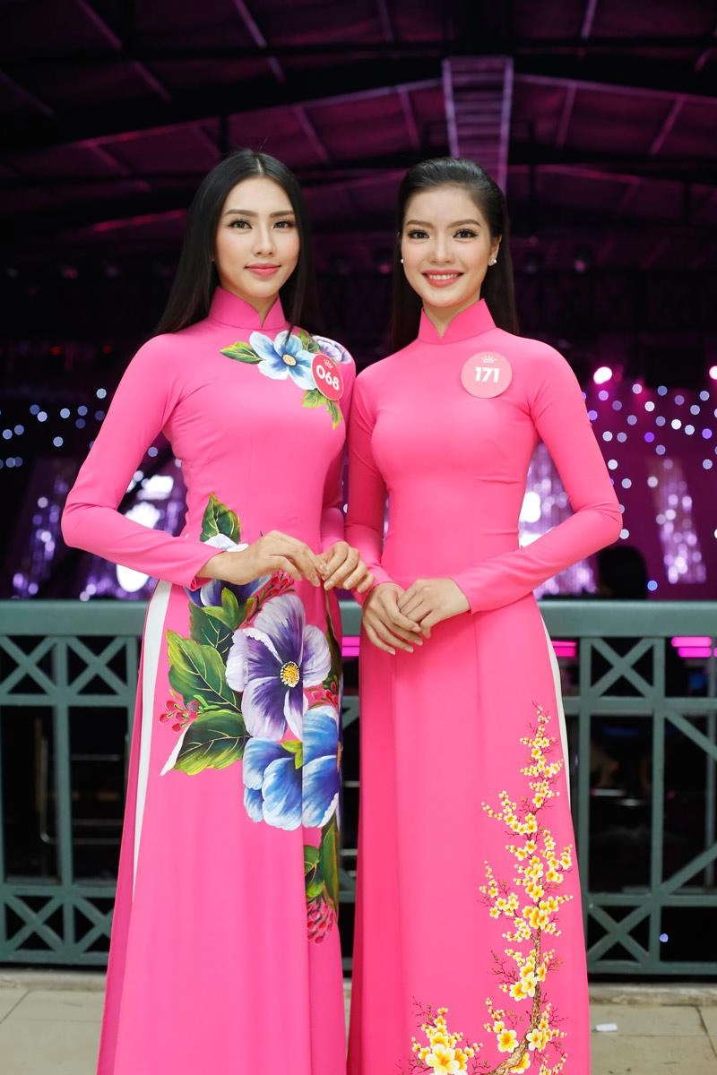 Loạt thí sinh hoa hậu việt nam 2018 chọn áo dài để tham dự người đẹp nhân ái