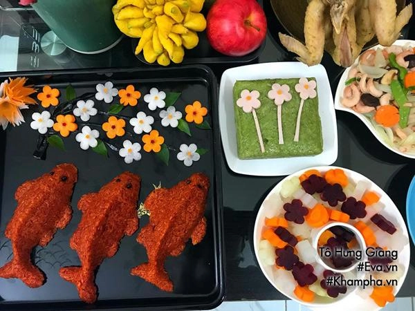 Mâm cỗ cúng ông táo đẹp xuất sắc chỉ mất 2 giờ hoàn thành khiến ai cũng bất ngờ