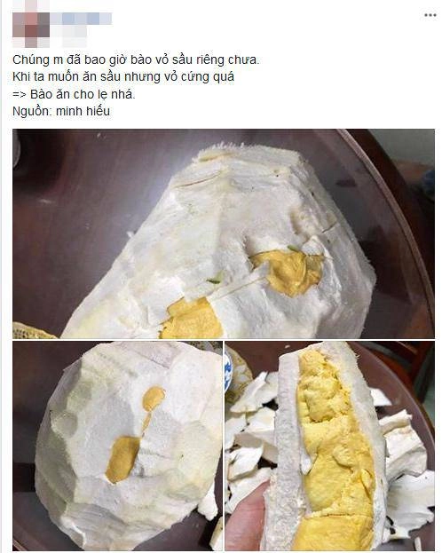 Màn vật lộn của trai trẻ chứng tỏ bổ sầu riêng là thử thách khó nhất nhì thiên hạ