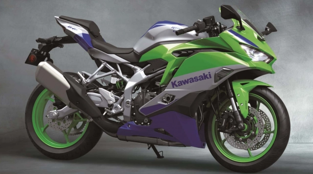 Màu sơn kỷ niệm 40 năm kawasaki ninja mang đến nét tinh tế của dòng sản phẩm 2024