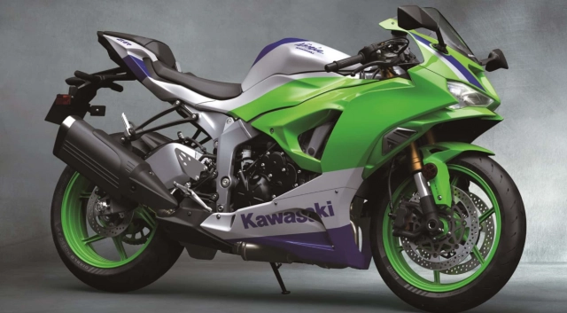 Màu sơn kỷ niệm 40 năm kawasaki ninja mang đến nét tinh tế của dòng sản phẩm 2024