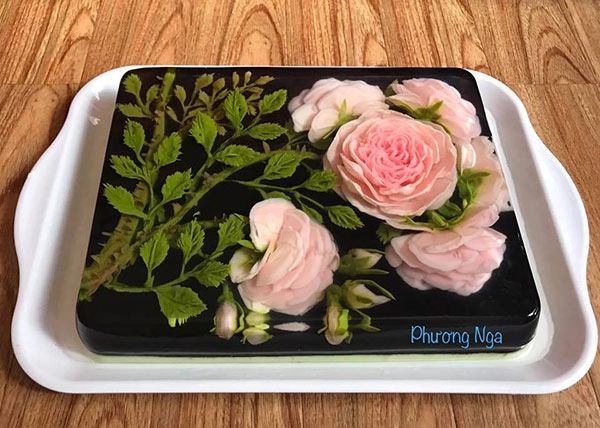 Mẹ 8x được dân mạng thế giới phong thánh tỉa thạch 3d việt vì món ăn đẹp choáng váng
