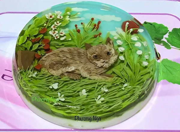 Mẹ 8x được dân mạng thế giới phong thánh tỉa thạch 3d việt vì món ăn đẹp choáng váng