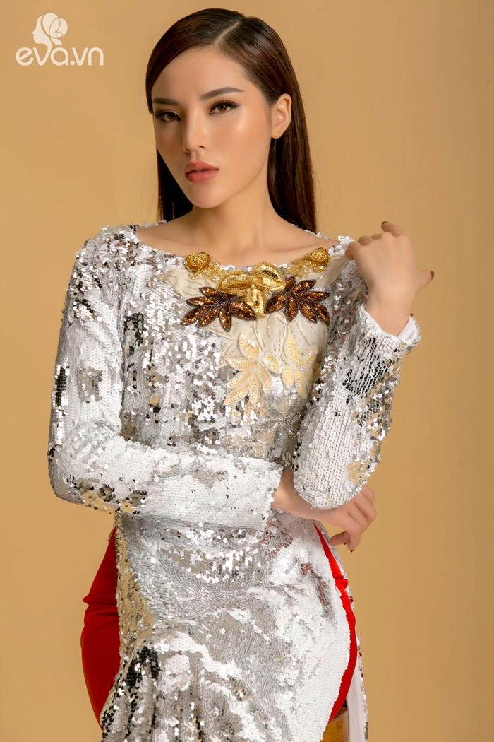 Mới đầu năm hồ ngọc hà đã đụng hàng áo dài với hoa hậu kỳ duyên