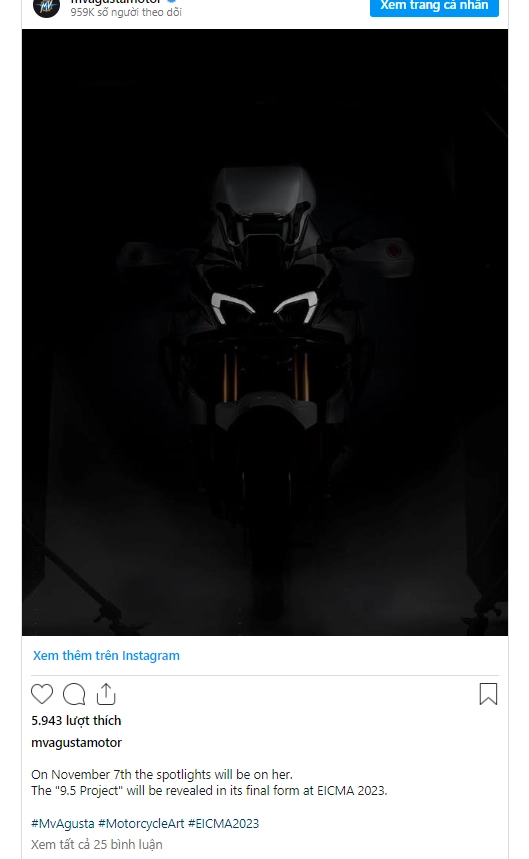 Mv agusta lucky explorer 95 đã sẵn sàng ra mắt tại eicma 2023