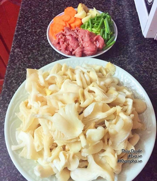 Nấm bào ngư xào thịt bò nhanh gọn vừa lạ vừa ngon