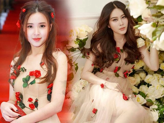 Nam em và midu đụng váy công chúa hoa hồng những ngày cận tết